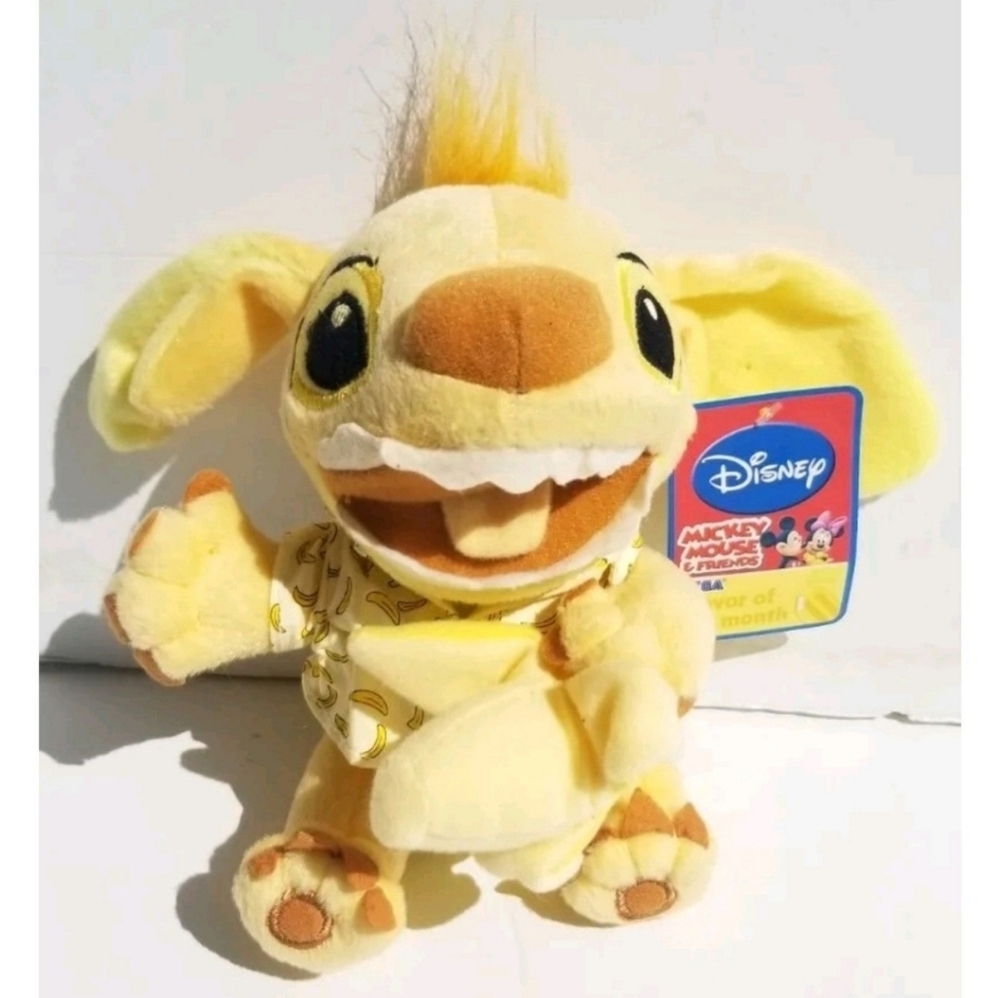 Disney 8" Stitch Plush Stuffed Toy Sega Prize Flavor Of The Month Banana NWT NEW